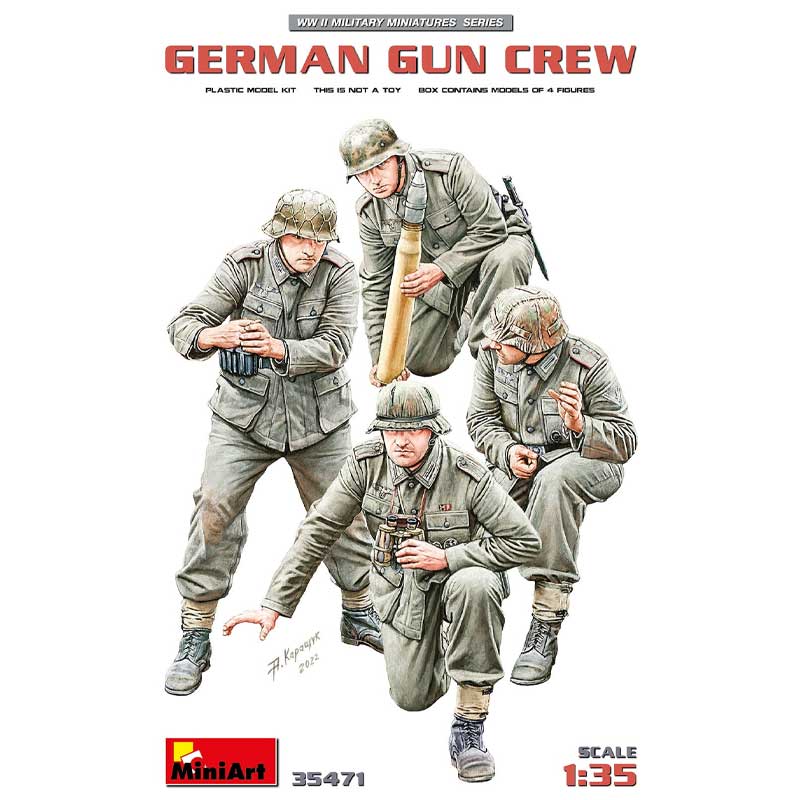 1/35 German Gun Crew Miniart 35471