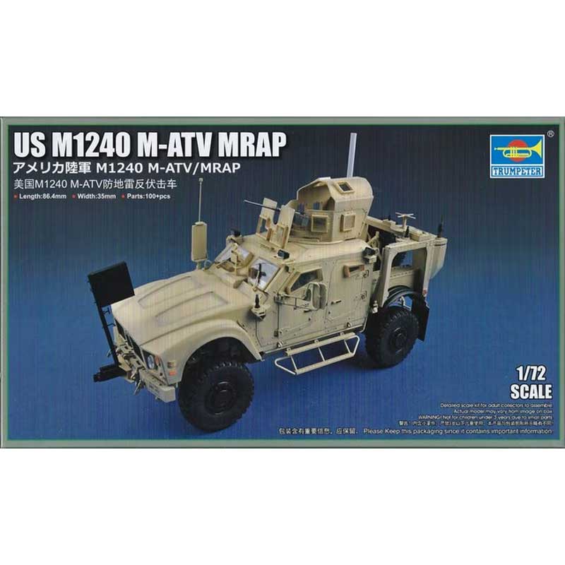 1/72 US M1240 M-ATV MRAP Trumpeter 07413