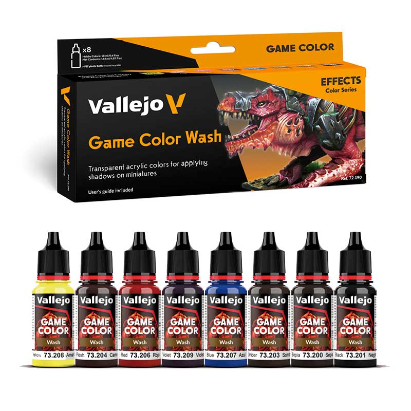 Game Color Wash Set Vallejo 72.190