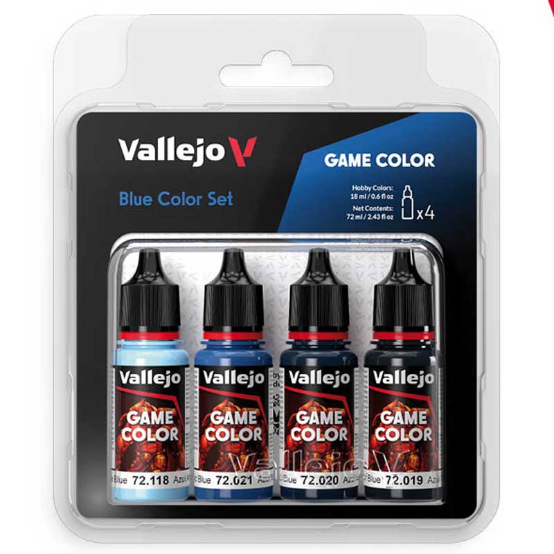 Blue Color Set Vallejo 72.376