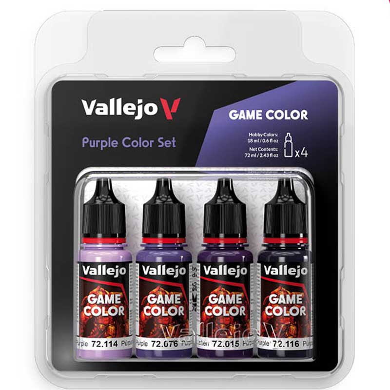 Purple Color Set Vallejo 72.382