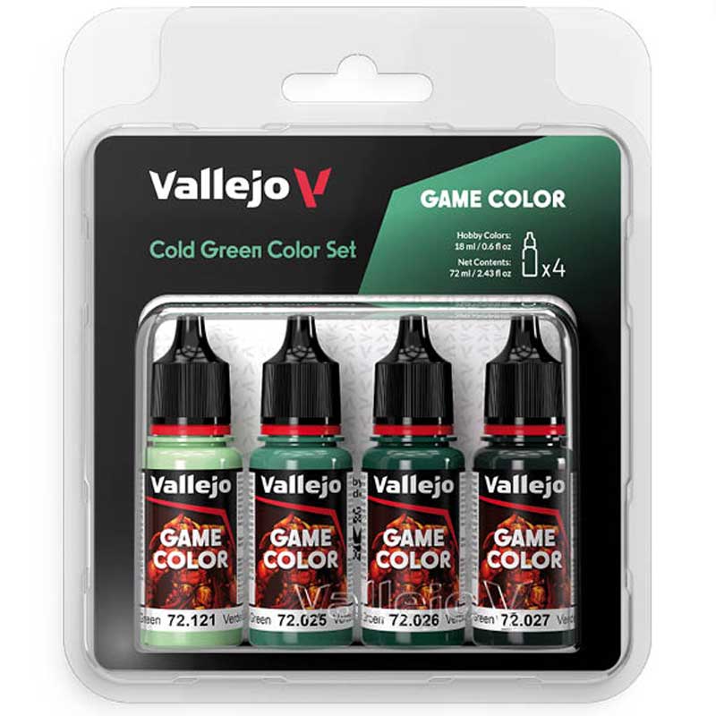 Cold Green Color Set Vallejo 72.383