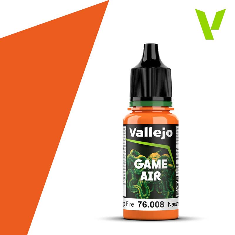 18ml Orange Fire Game Air Vallejo 76.008