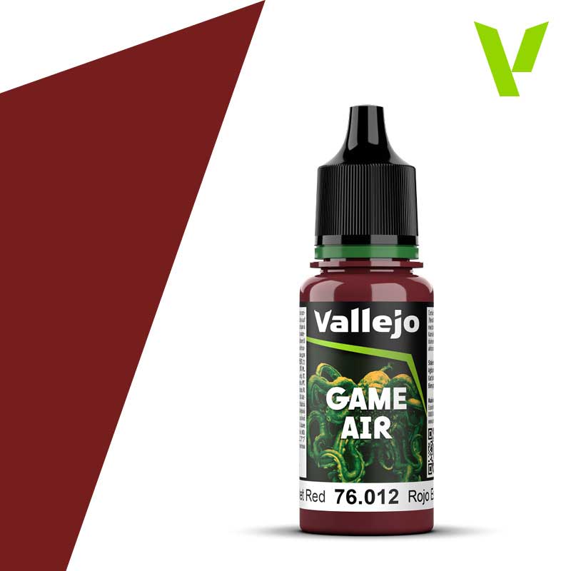 18ml Scarlet Red Game Air Vallejo 76.012