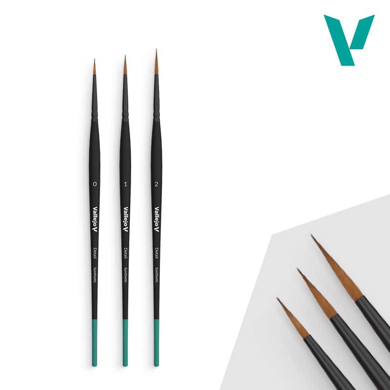 Detail – Design Paint Brush Set Vallejo B02991