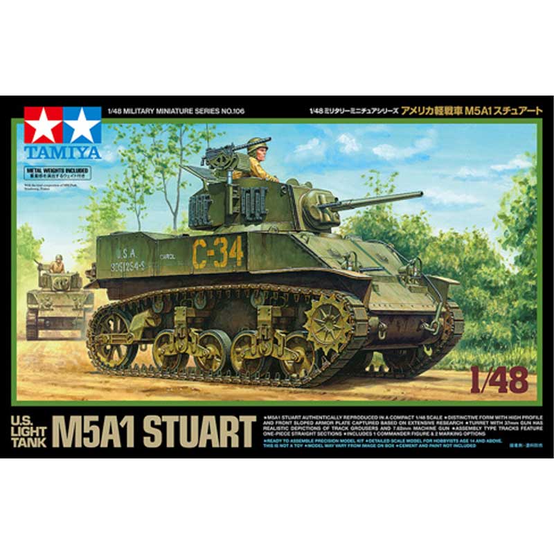 1/48 M5A1 Stuart Tamiya 32606