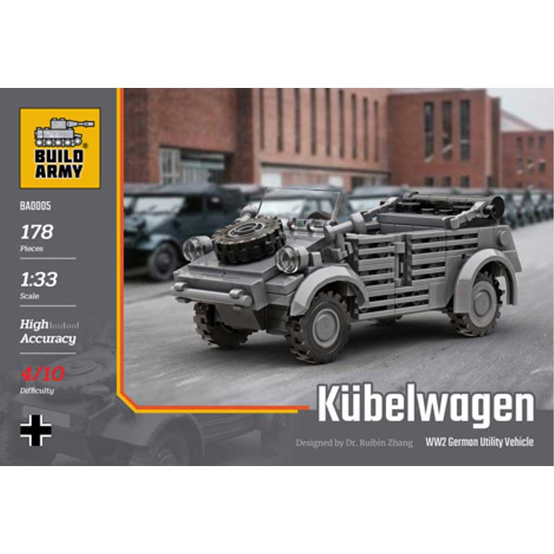 Kubelwagen Car (178pcs) Build Army BA0005