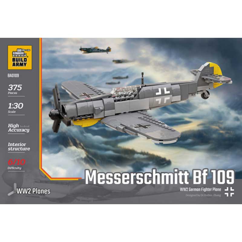 Messerschmitt Bf 109 (375pcs) Build Army BA0109