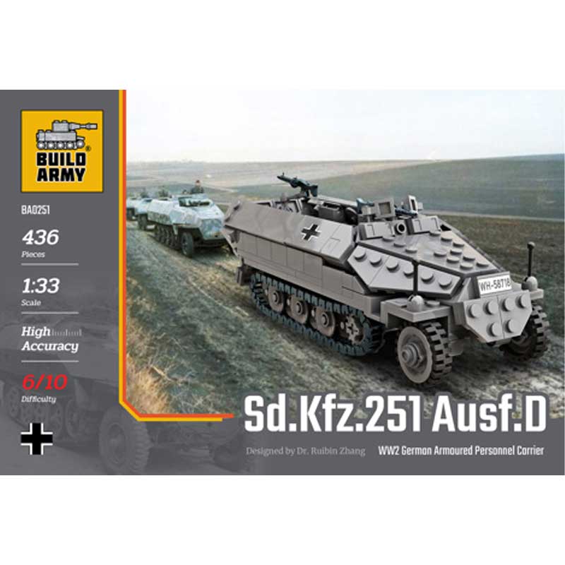 Sd. Kfz. 251 Ausf.D (436pcs) Build Army BA0251