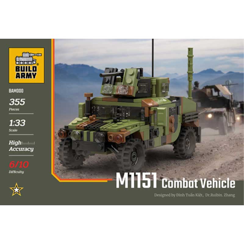 Humvee M1151 Combat Vehicle (355pcs) Build Army BAM000