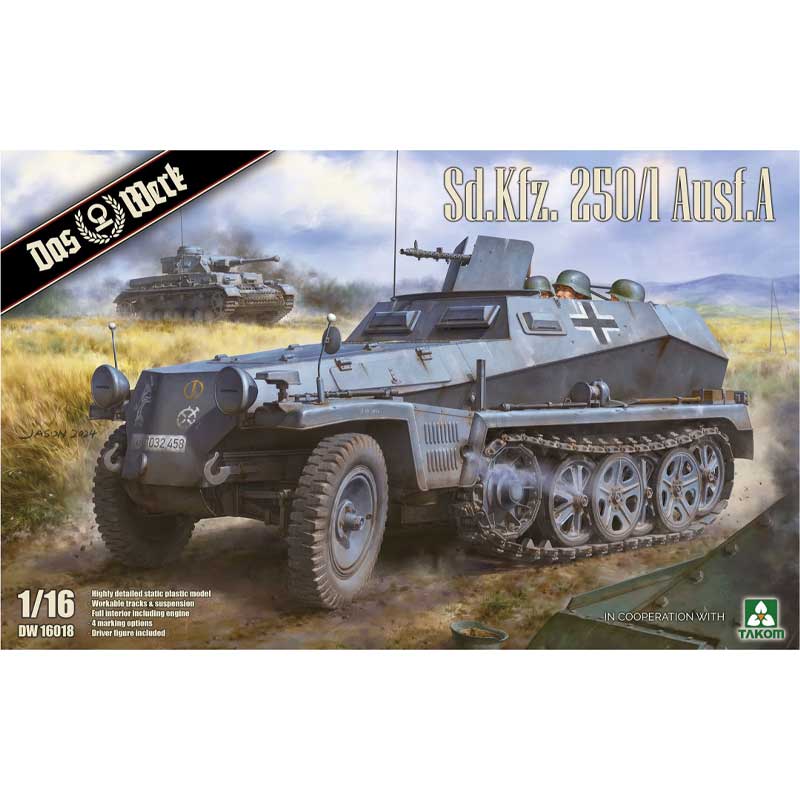 1/16 Sd.Kfz. 250/1 Ausf.A Das Werk DW16018