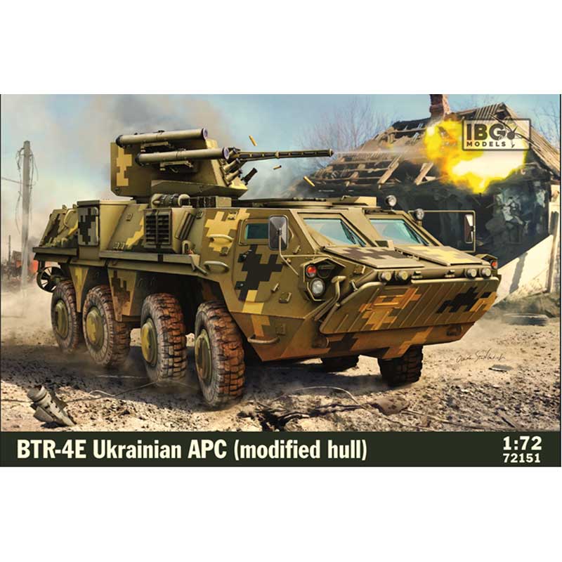 1/72 Ukrainian APC BTR-4E (Modified Hull) IBG Models 72151