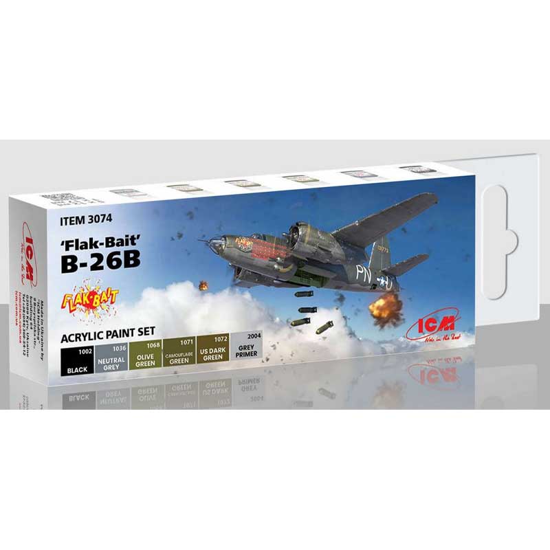 Flak Bait Paint Set ICM 3074