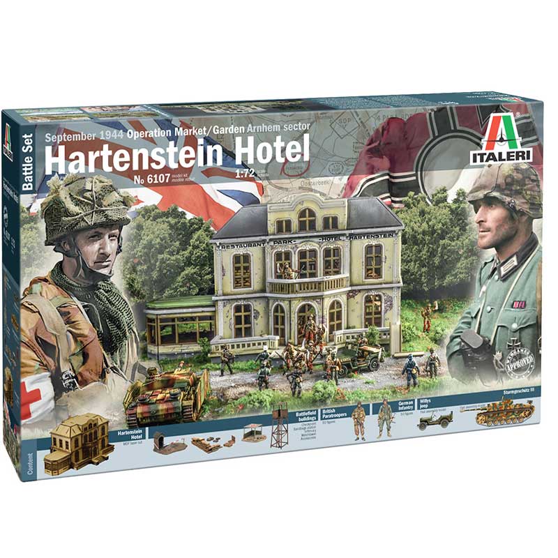 1/72 Market Garden: Hotel Hartenstein Italeri 6107