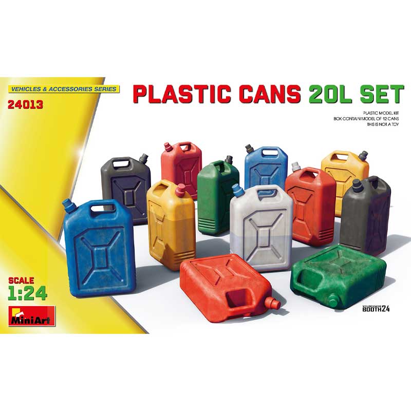 1/24 Plastic Cans 20L Set Miniart 24013