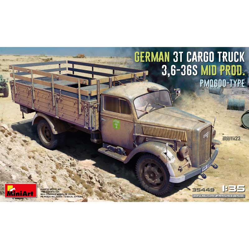 1/35 German 3t Cargo Truck 3