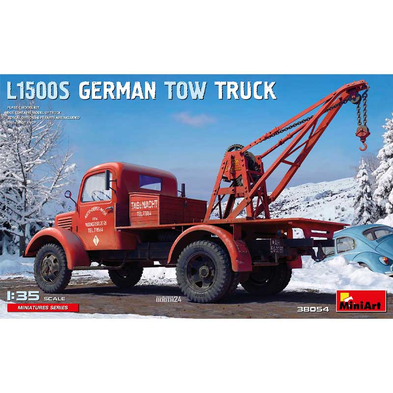 1/35 L1500S German Tow Truck Miniart 38054