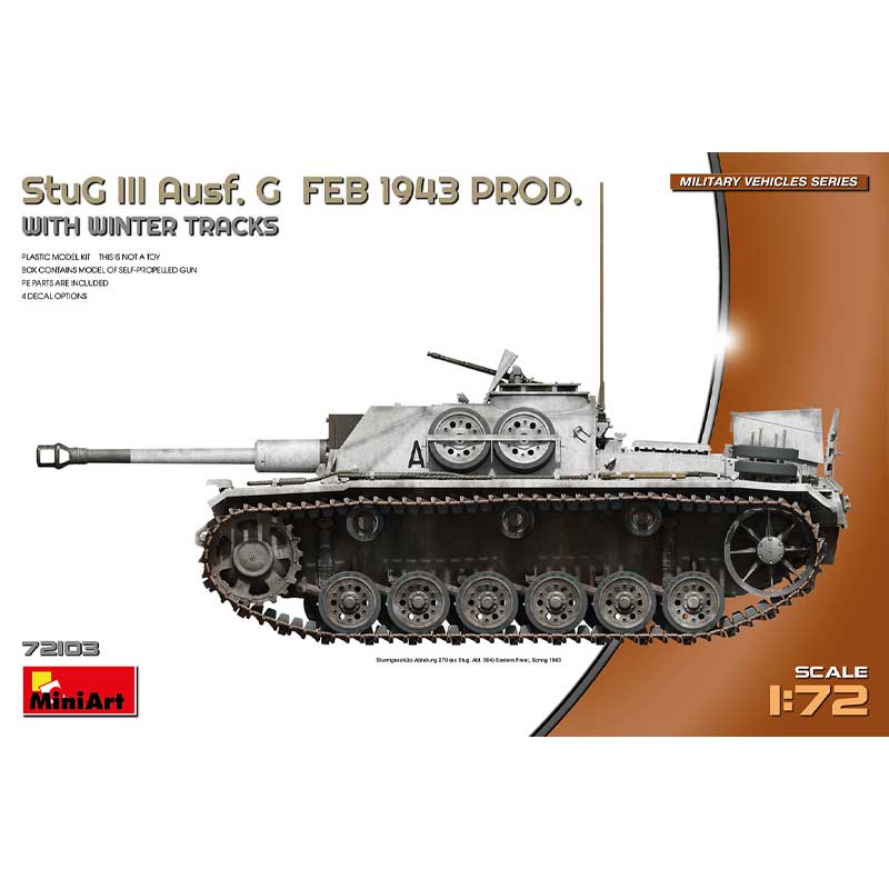 1/72 StuG III Ausf. G Feb 1943 Prod. Miniart 72103