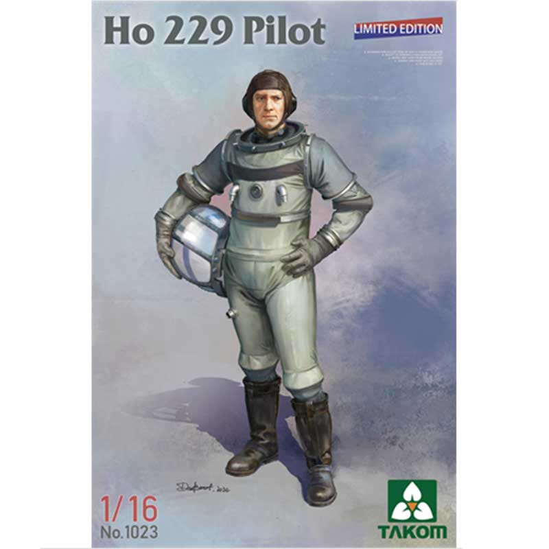 1/16 German Air Force Horten Ho 229 Pilot Limited Edition Figure Takom 01023