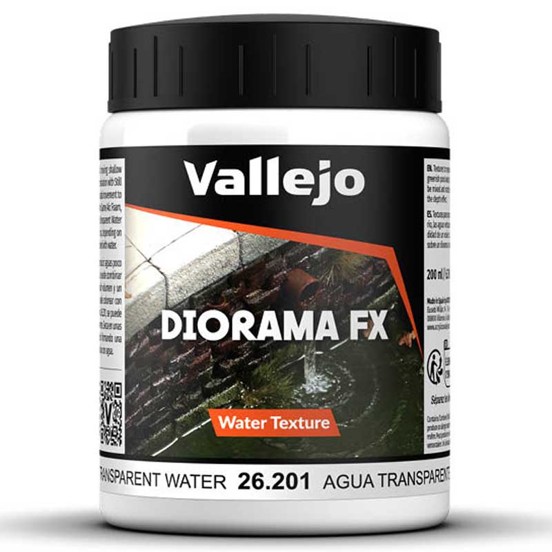 200ml Transparent Water Vallejo 26.201