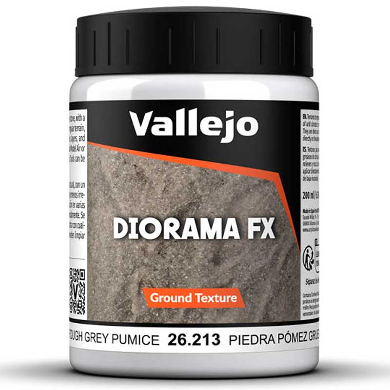 200ml Rough Grey Pumice Vallejo 26.213