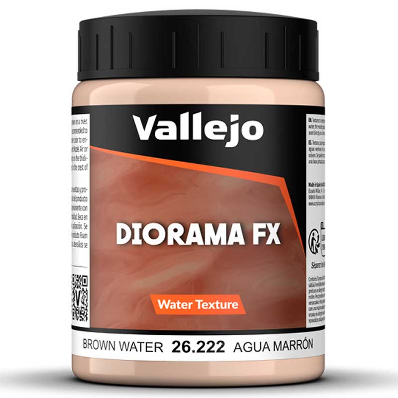 200ml Brown Water Diorama FX Vallejo 26.222