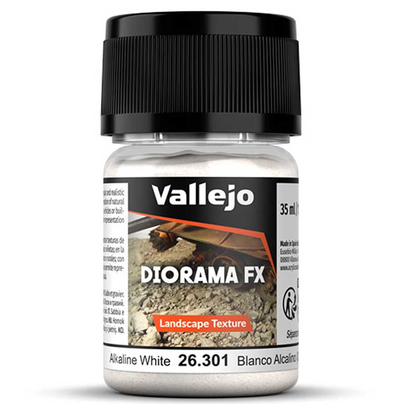 35ml Alkaline White 0.5-1 mm Vallejo 26.301