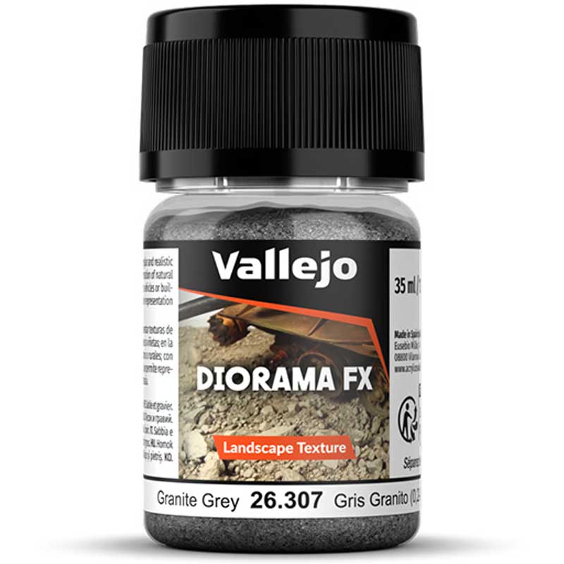 35ml Granite Grey 0.2-0.6 mm Diorama FX Vallejo 26.307