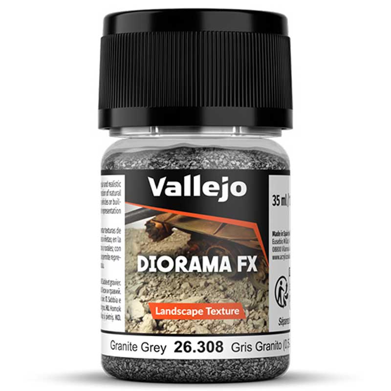 35ml Granite Grey 0.5-2 mm Diorama FX Vallejo 26.308