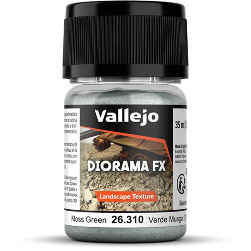 35ml Moss Green 0.1-1 mm Diorama FX Vallejo 26.310