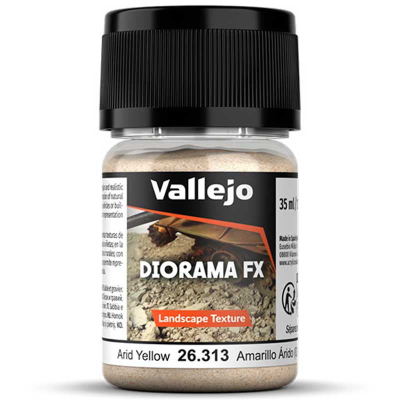 35ml Arid Yellow 0.1-0.6 mm Diorama FX Vallejo 26.313