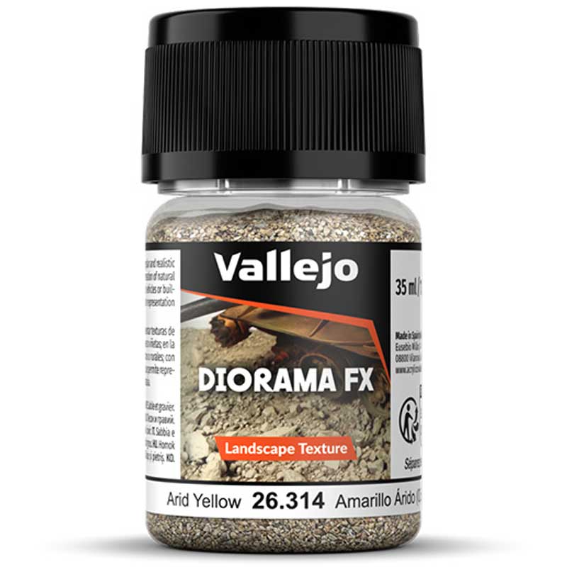 35ml Arid Yellow 0.5-2 mm Diorama FX Vallejo 26.314