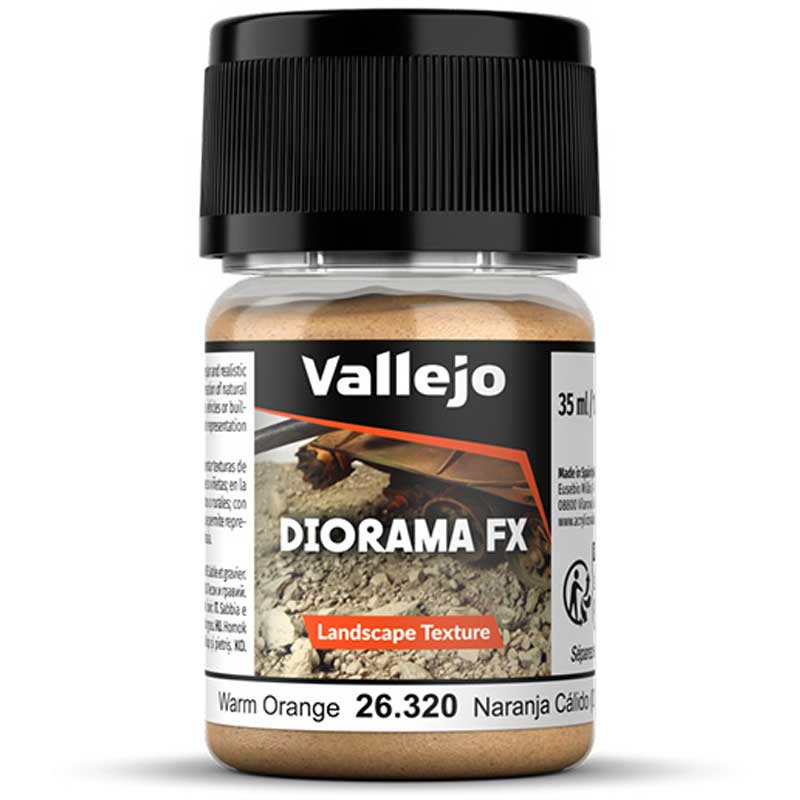 35ml Warm Orange 0.1-1 mm Diorama FX Vallejo 26.320