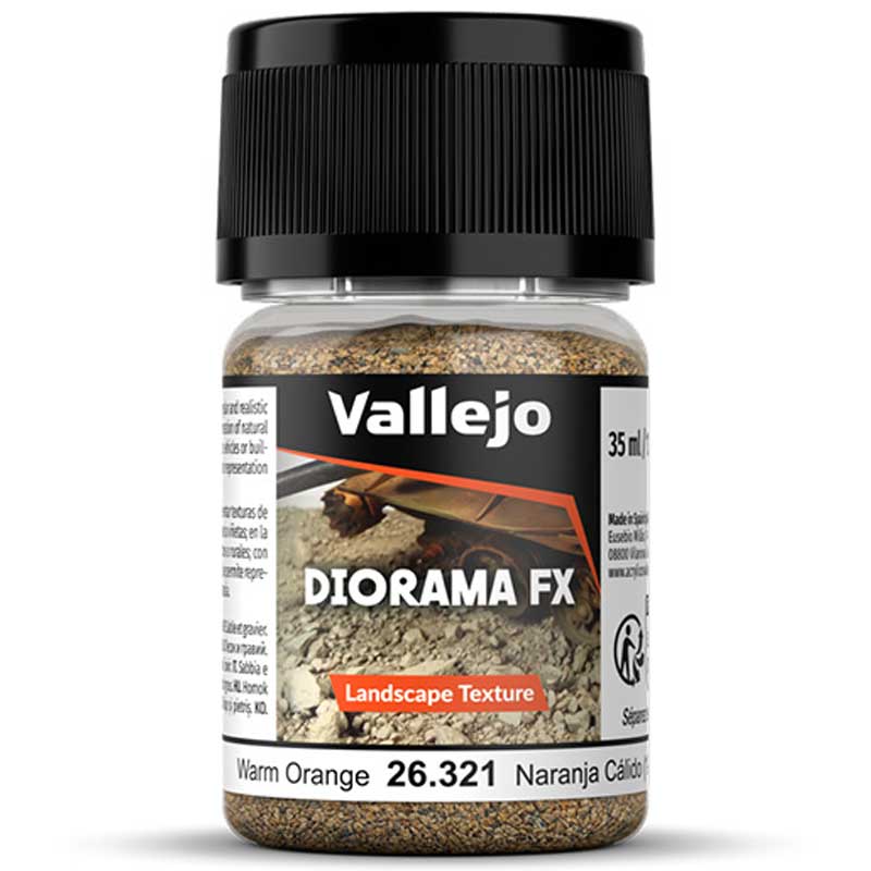 35ml Warm Orange 1-2 mm Diorama FX Vallejo 26.321