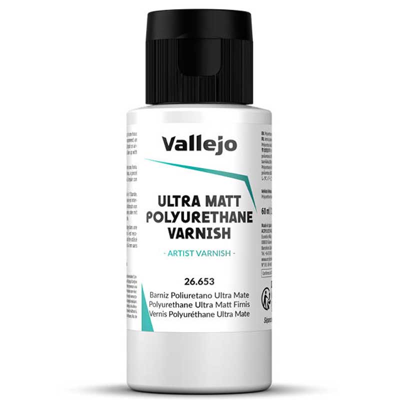 60ml Ultra Matt Polyurethane Varnish Vallejo 26.653