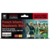 French Infantry Napoleonic Wars Model Color Paint Set Vallejo 70.164