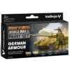 WWII German Armour Model Color Paint Set Vallejo 70.205