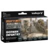 WWII German Infantry Model Color Paint Set Vallejo 70.206