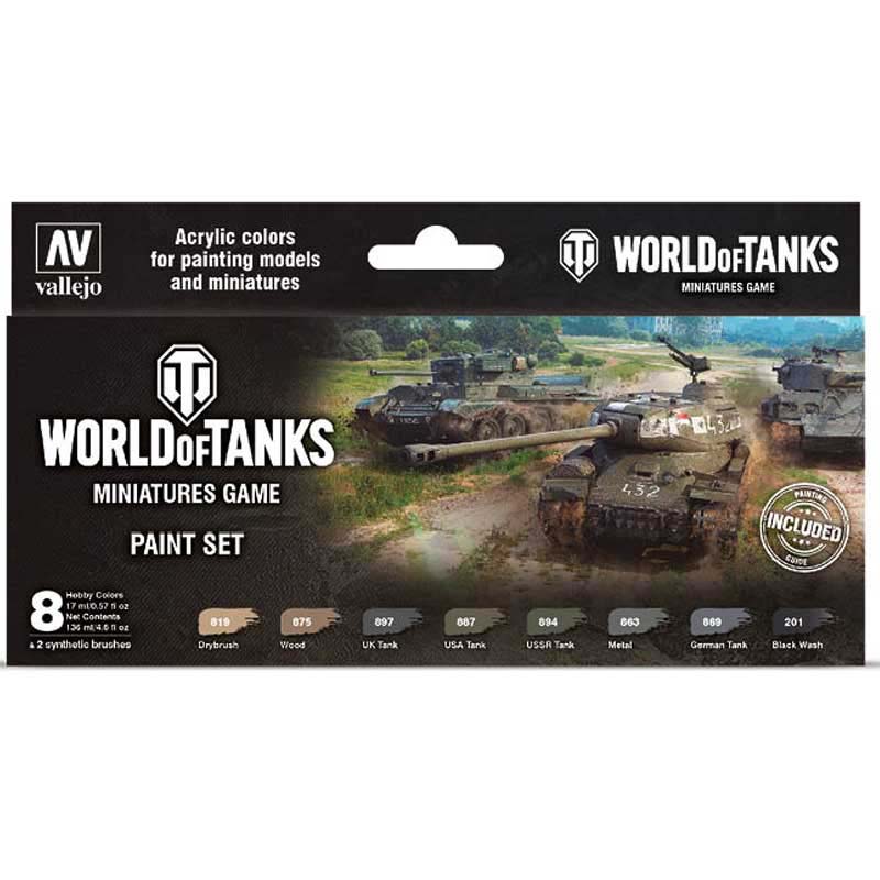 World of Tanks Model Color Paint Set Vallejo 70.245