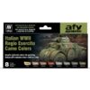 Italian WWII Regio Esercito Camo Colors Paint Set Vallejo 71.645