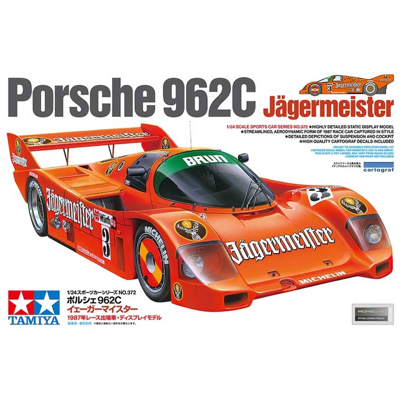 1/24 Porsche 962C Jaeger. Tamiya 24372