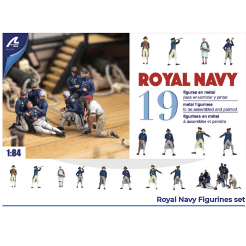 1/84 Royal Navy Officers Artesania Latina 22900F1