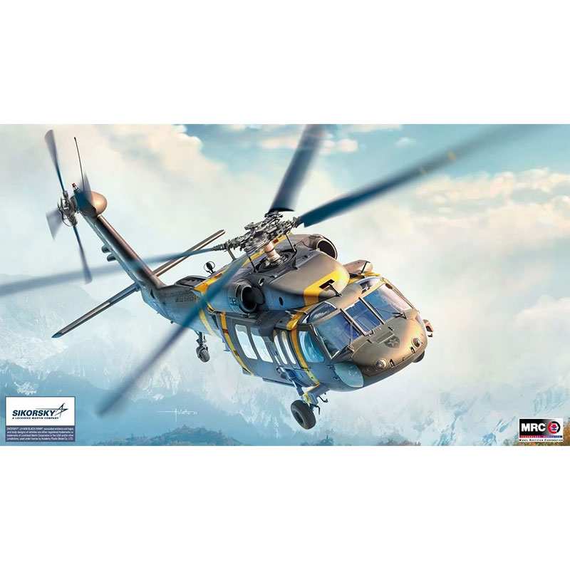 1/35 US Army UH-60M Black Hawk Utility Helicopter model kit by Academy 12135 – highly detailed modern military helicopter scale model available at Scale Model Shop.